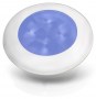 Ringvalgusti sinine 24V LED, valge plastik raam