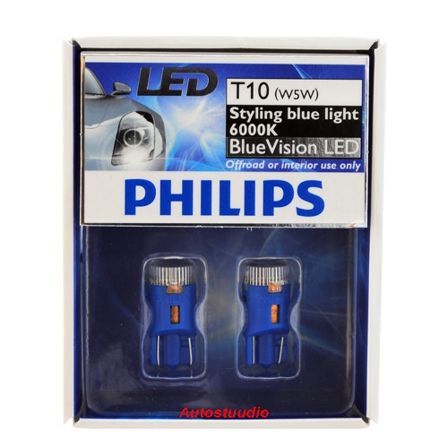 LED lamp T10 (W5W) Blue Vision