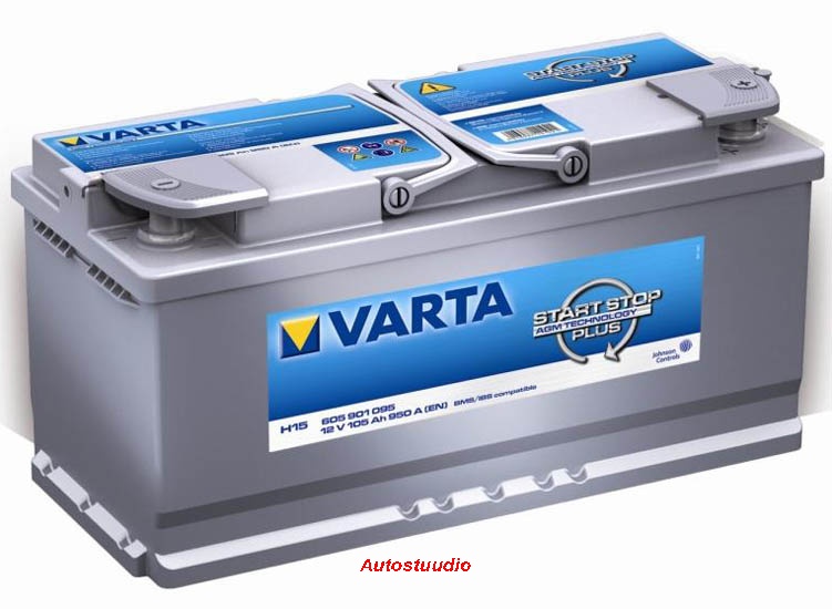VARTA AGM Start-Stop Plus aku H15 105Ah 950A 394*175*190 - +